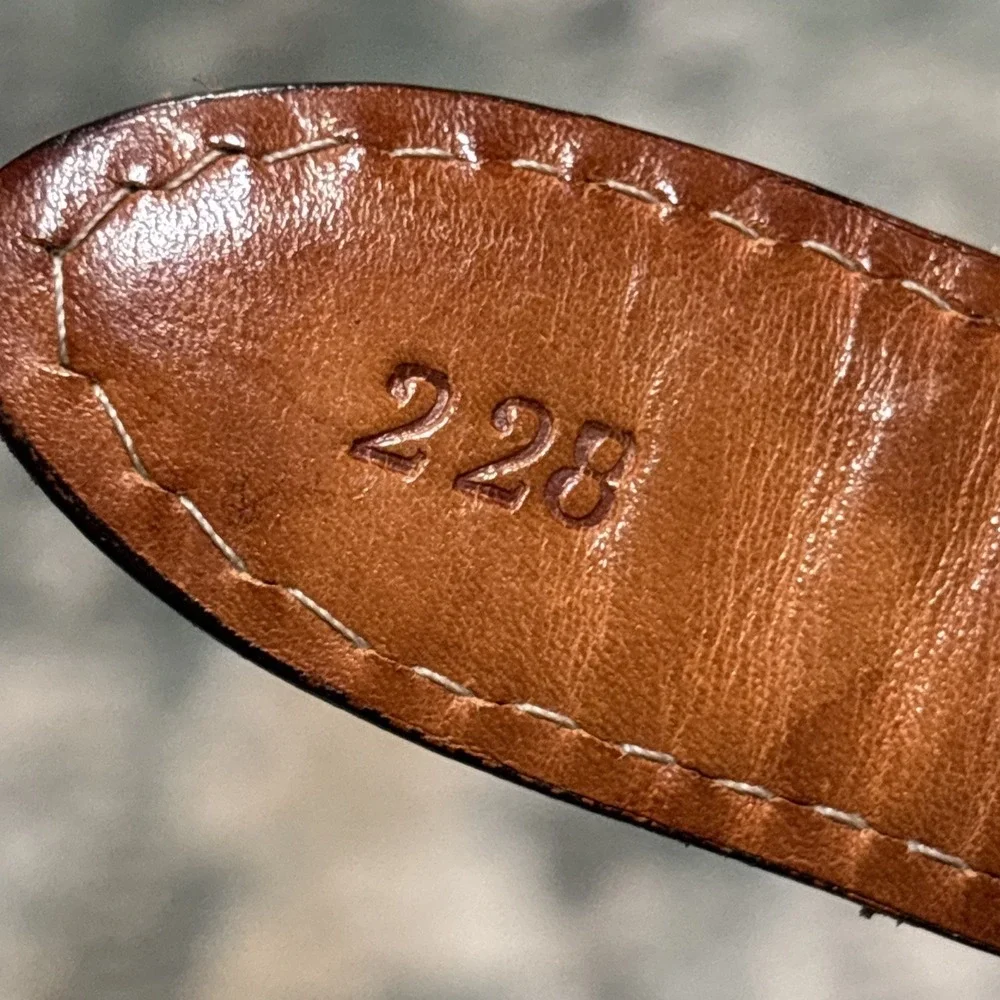 vintage 80s Crocodile Embossed Belt‎ Braided Stretch USA Size 40